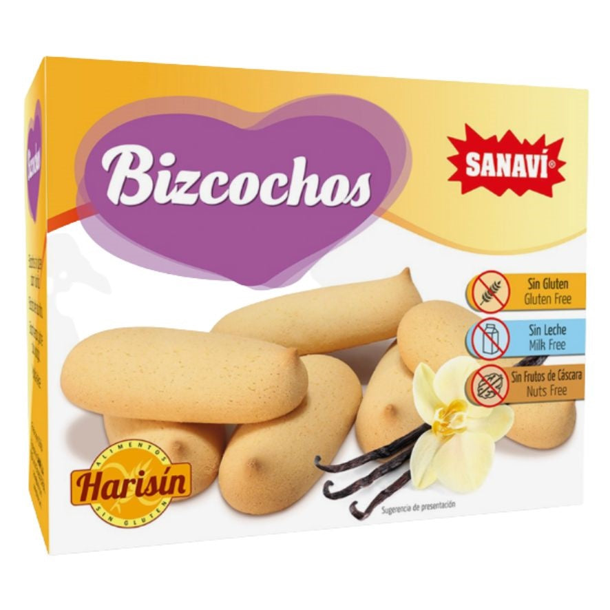 Bizcochos de Vainilla SinGluten 150g Harisin