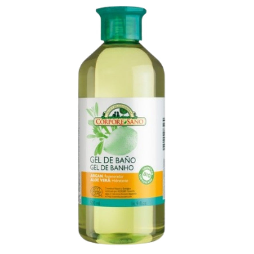 Gel Ducha Argan y Aloe Bio 500ml Corpore Sano