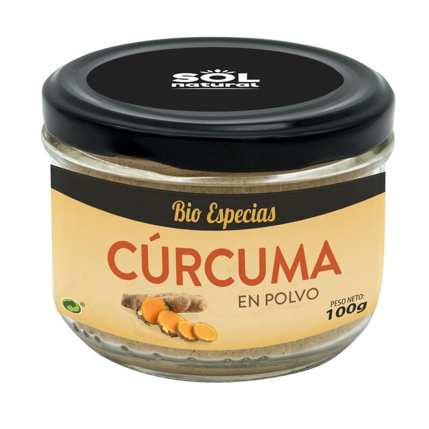 Curcuma en Polvo Bio Vegan 100g Solnatural