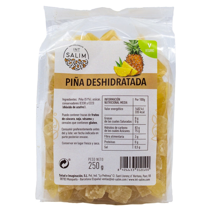 Piña Deshidratada Trocitos 250g Int-Salim