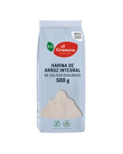 Harina de Arroz Integral Bio 500g El Granero Integral