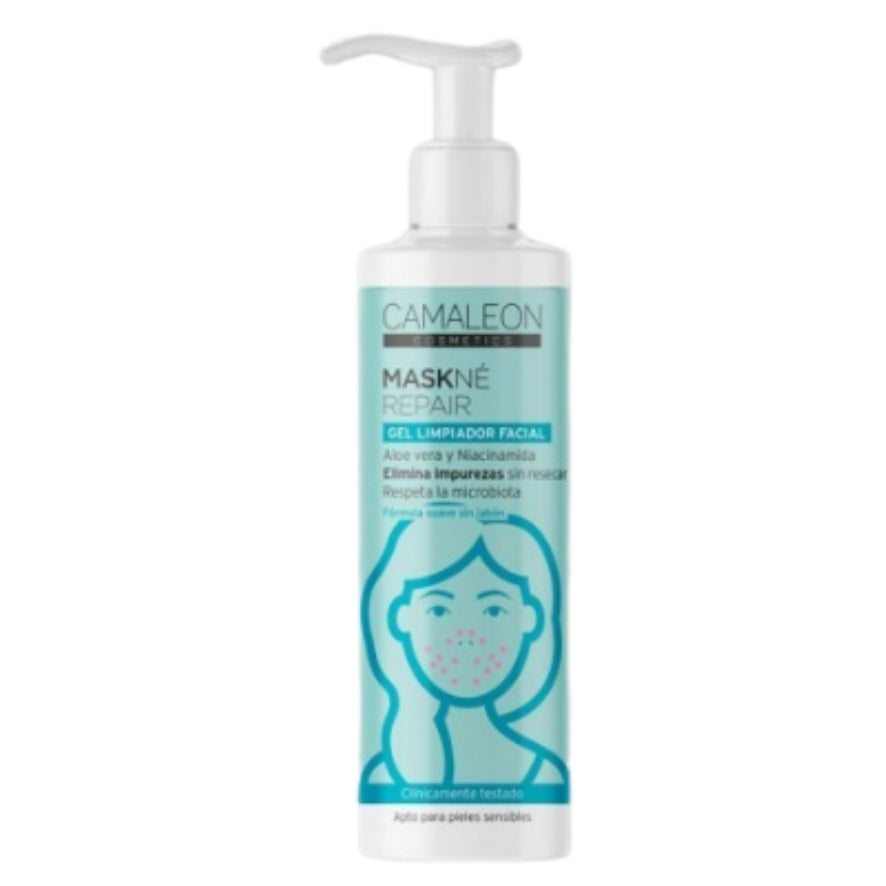 Gel Facial Limpiador Maskne 150ml Camaleon