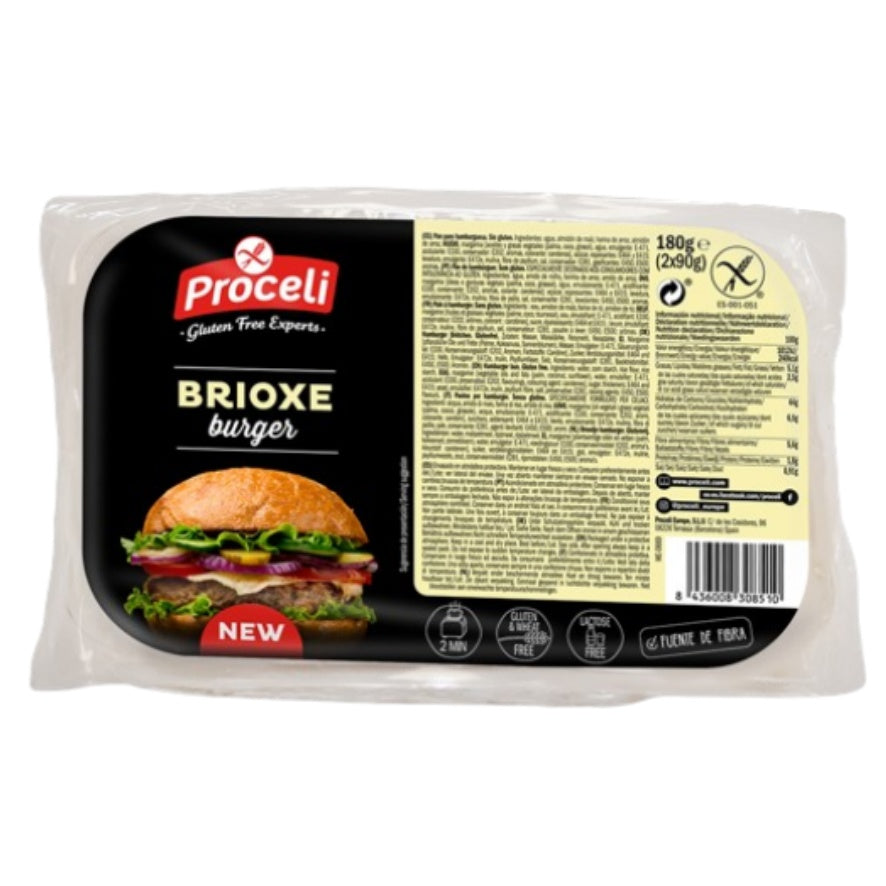 Pan Hamburguesa Brioxe SinGluten 2x90g Proceli