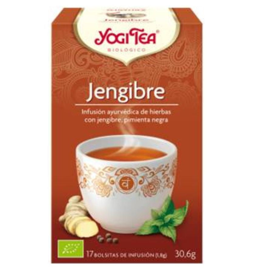 Infusion Jengibre SinGluten Bio Vegan 17inf Yogi Tea