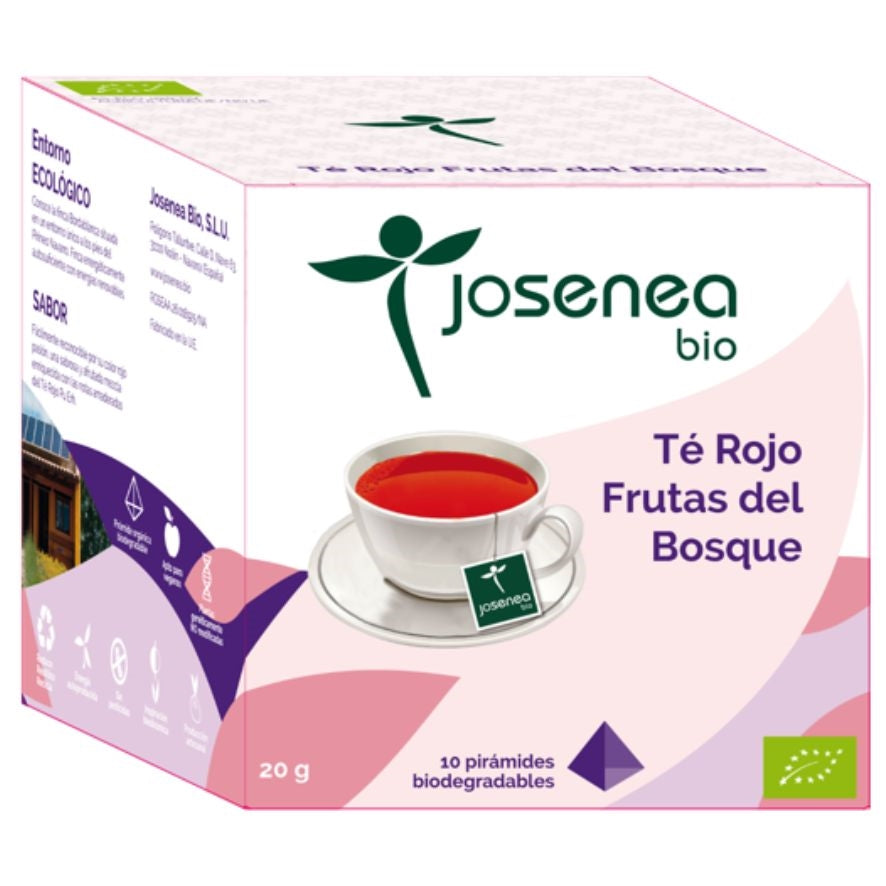 Te Rojo Frutas Bosque Bio Caja 10pir Josenea