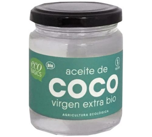 Aceite de Coco Virgen SinGluten Bio 500ml Eco Basics