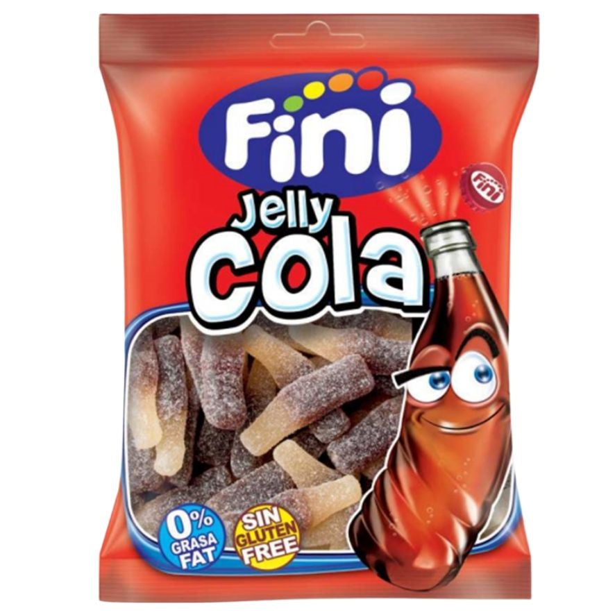 Golosinas Botellas Cola SinGluten 100g Fini