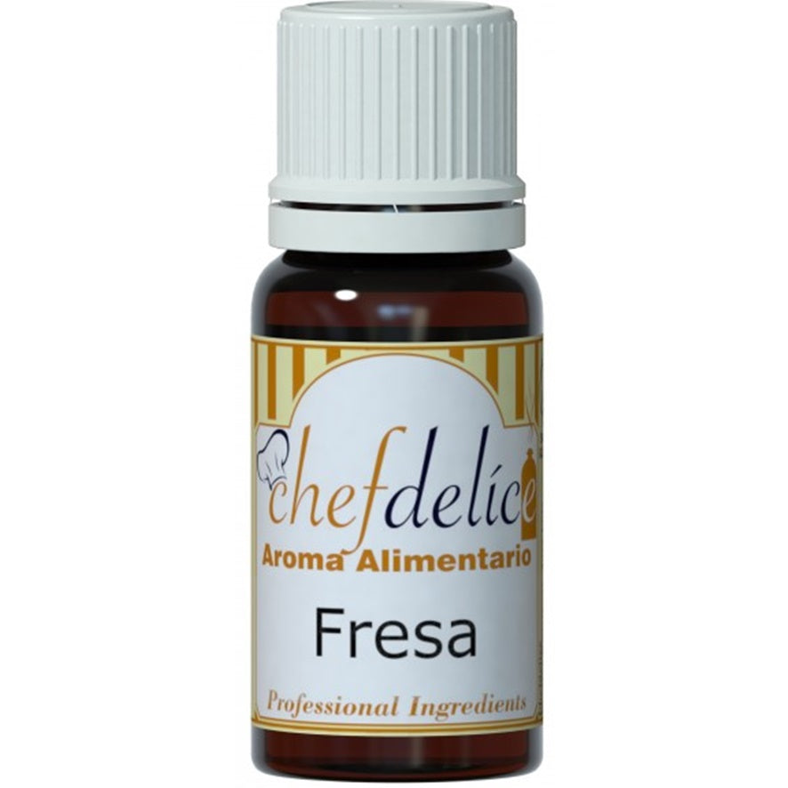 Aroma Fresa Concentrado SinGluten 10ml Chefdelice