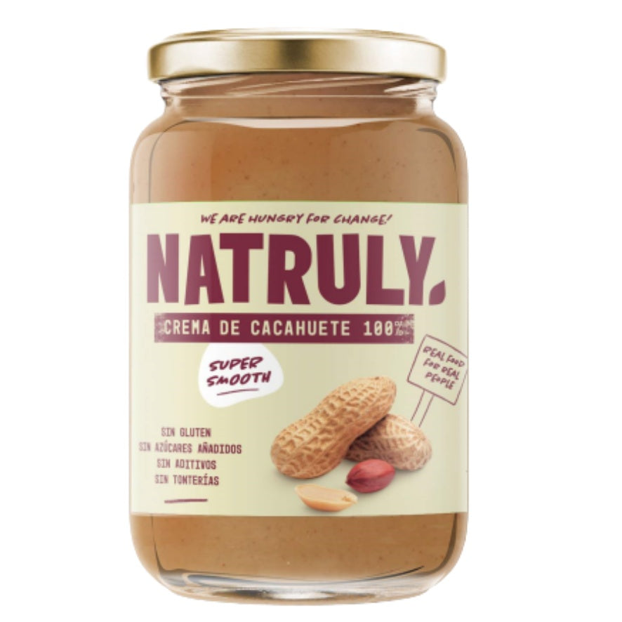 Crema Cacahuete Smoothly SinGluten 500g Natruly