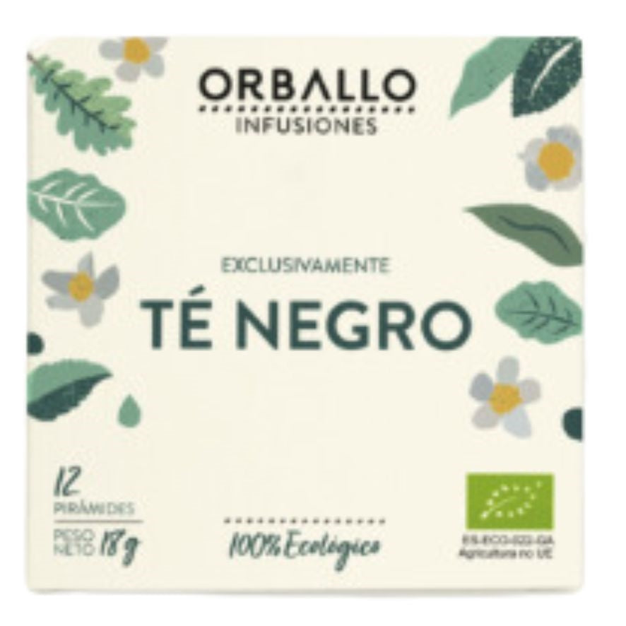 Exclusivamente Te Negro Eco 12 Piramides Orballo