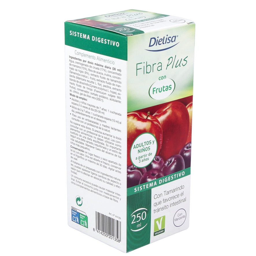 Fibra Plus con Frutas Vegan 250ml Dielisa