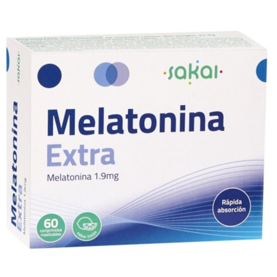 Melatonina Extra 1.9Mg Sabor Limon 60comp Sakai