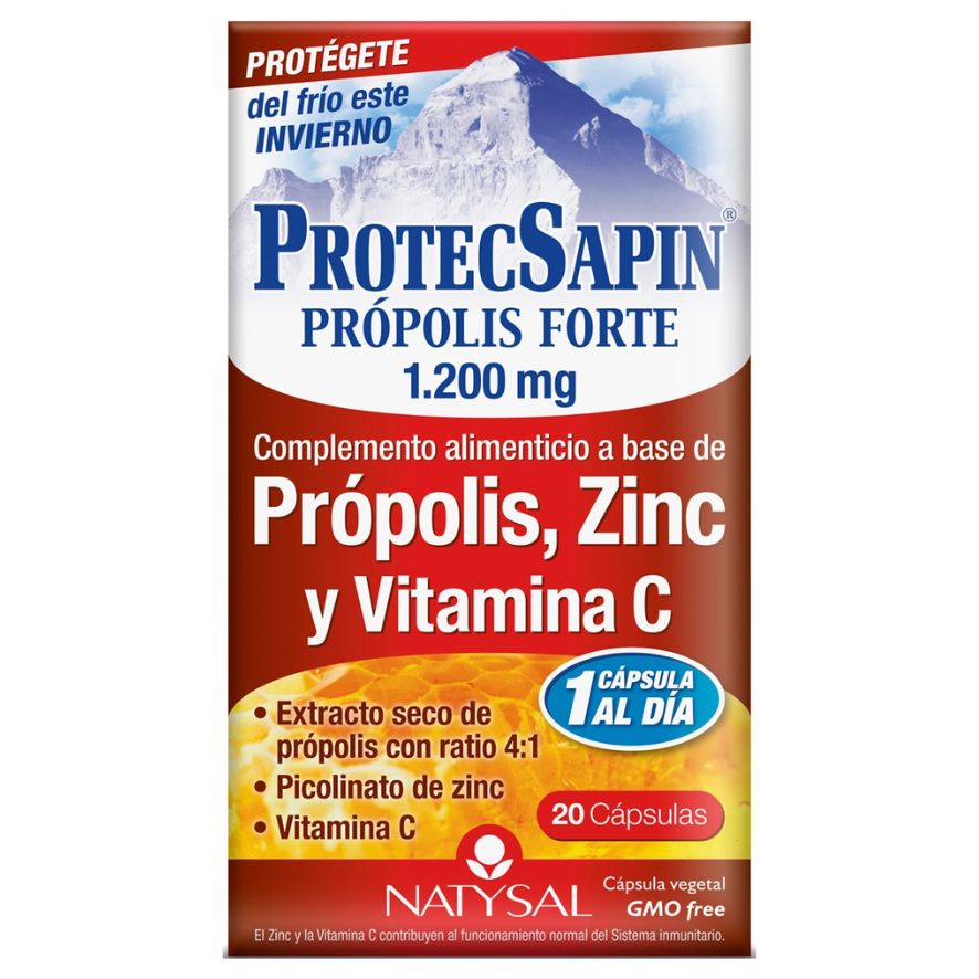 ProtecSapin Propolis Forte SinGluten 20caps Natysal