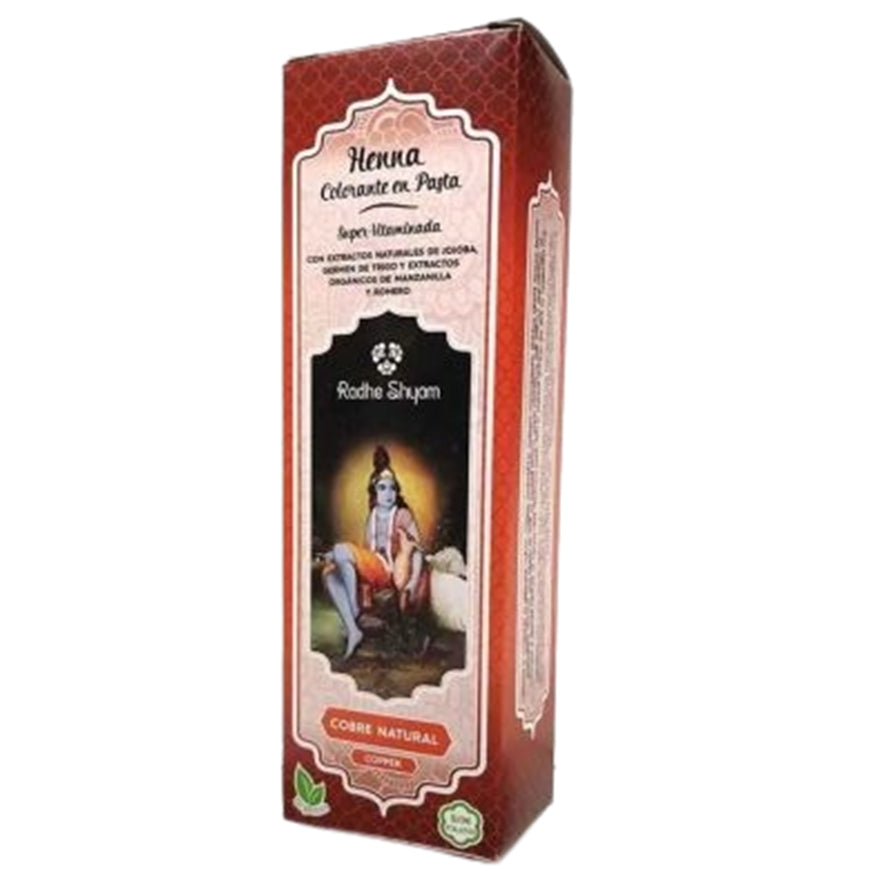 Henna Cobre Natural Pasta 200ml Radhe Shyam