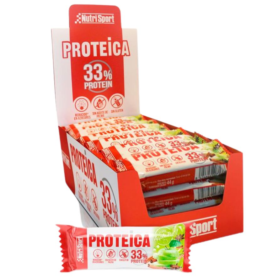 Barrita Proteica Manzana 24uds Nutri-Sport