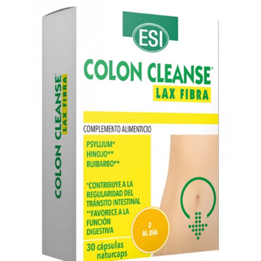 Colon Cleanse Lax Fibra SinGluten Vegan 30caps Trepat-Diet-Esi