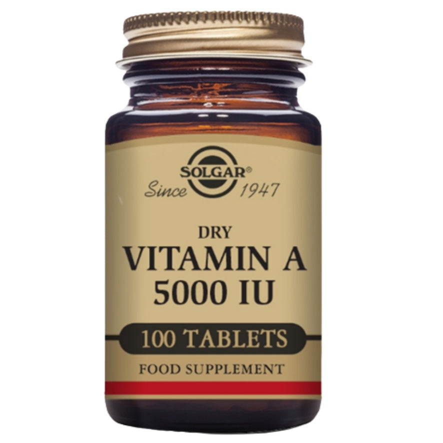Vitamina-A seca 5000Ui 100comp Solgar