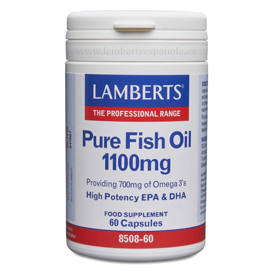 Aceite Pescado Alta Potencia 1100Mg 60caps Lamberts