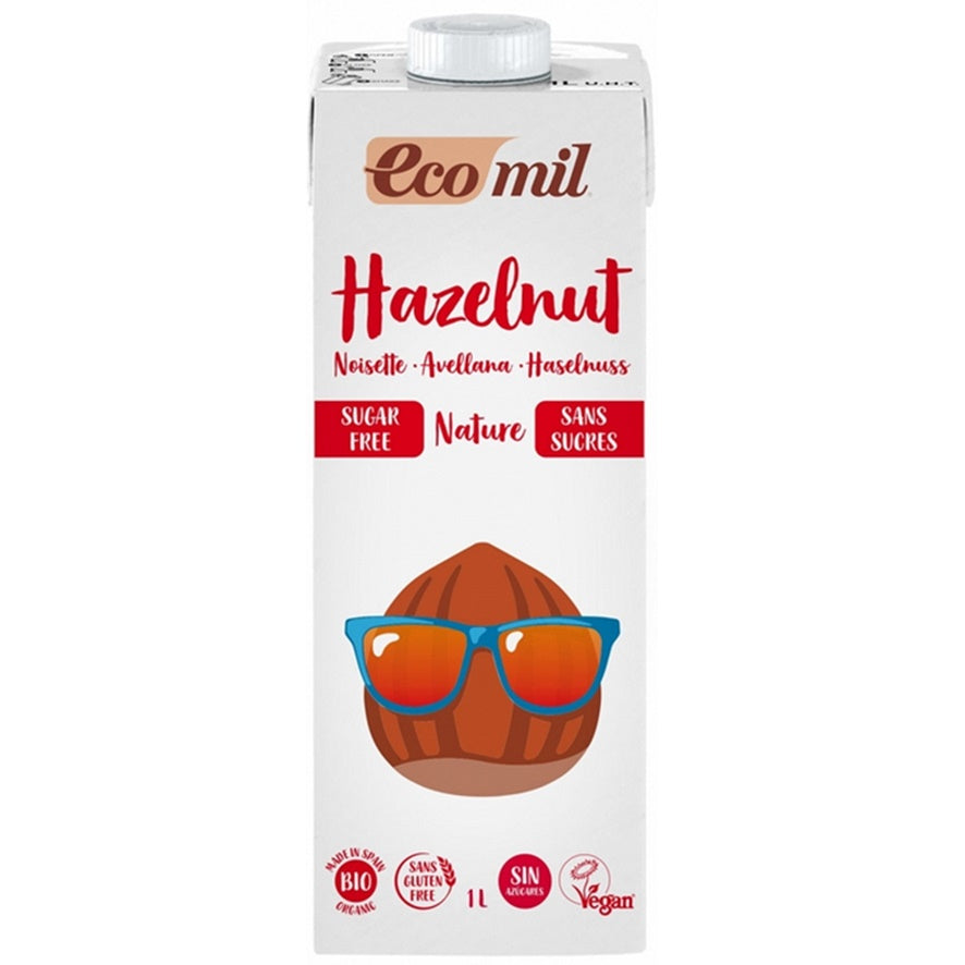 Bebida Vegetal de Avellana SinGluten Bio Vegan 6x1L Ecomil