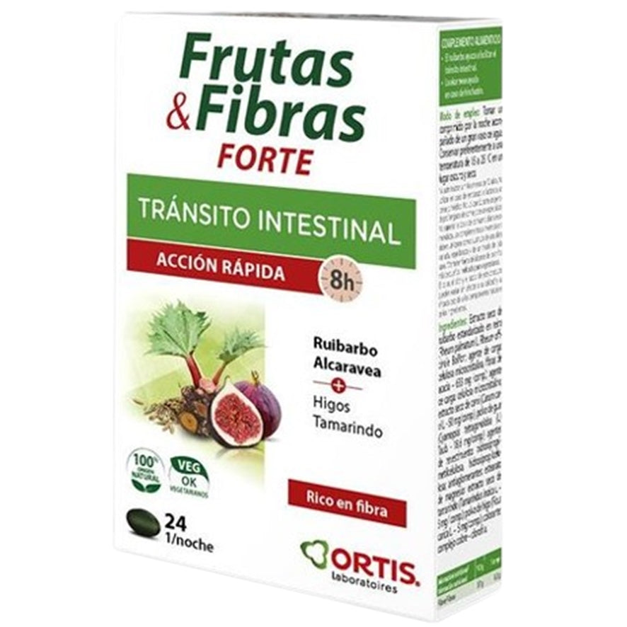 Frutas y Fibras Forte 24comp Ortis