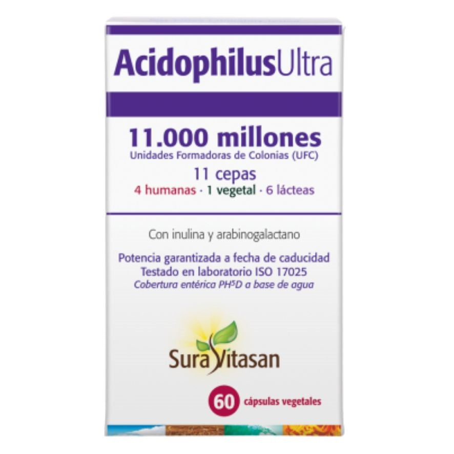 Acidophilus Ultra Probiotico 60caps Sura Vitasan