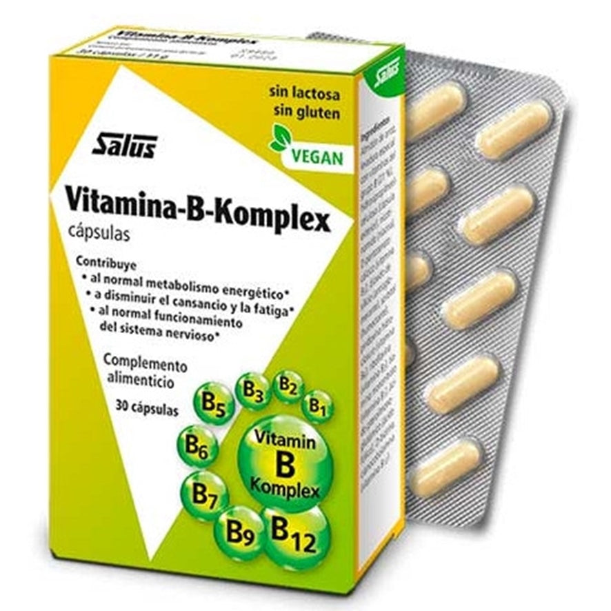 Vitamina-B Komplex SinGluten Vegan 30caps Salus