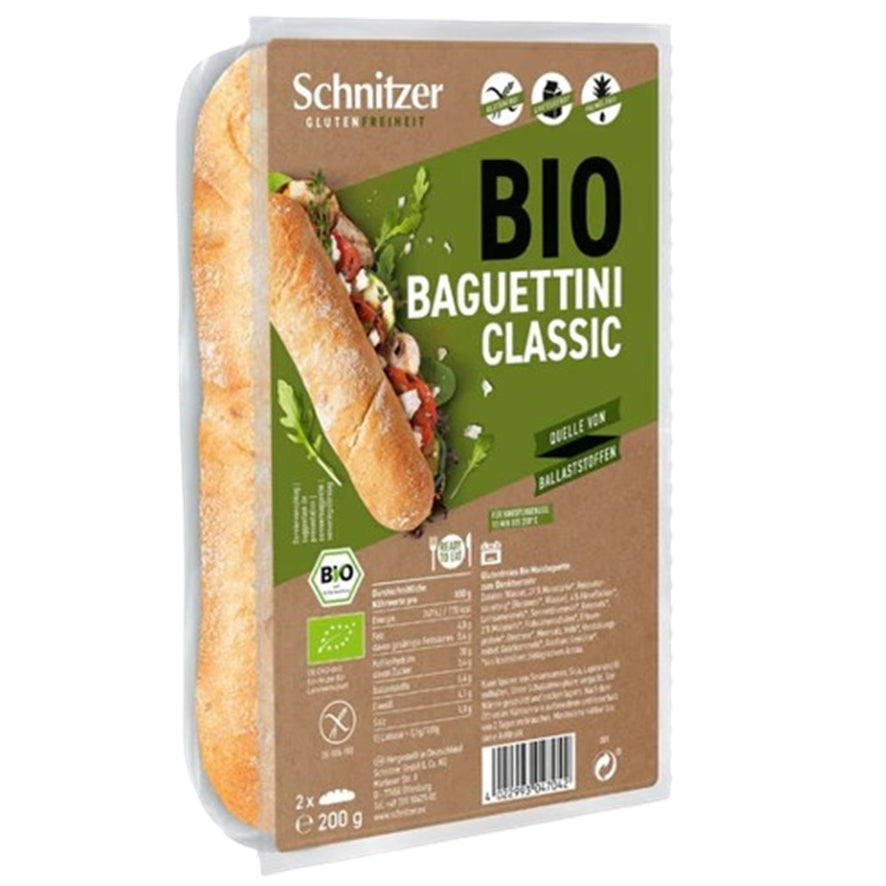 Mini Baguette Blanca SinGluten Eco 200g Schnitzer