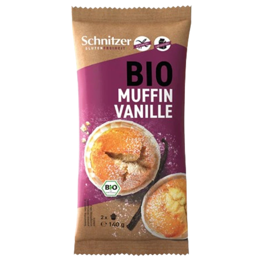 Muffins Vainilla Bio SinGluten 140g Schnitzer
