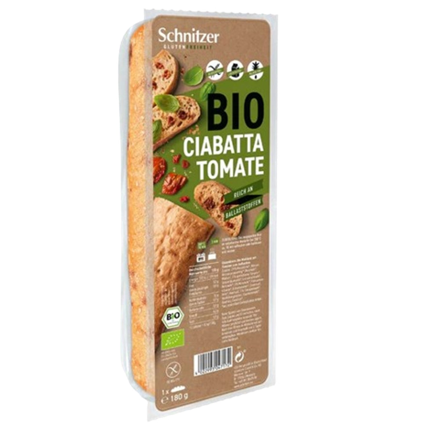 Pan Ciabatta Tomate SinGluten 180g Schnitzer