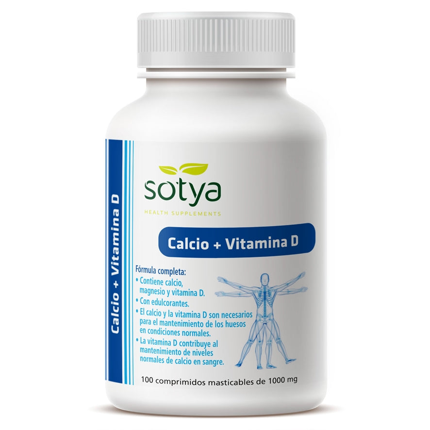 Calcio Vitamina-D 100comp Sotya
