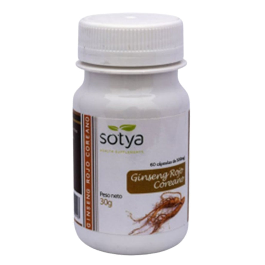 Ginseng Rojo Coreano 60caps Sotya