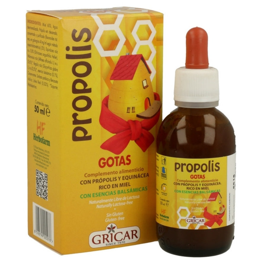 Extracto de Propolis SinGluten 50ml Gricar