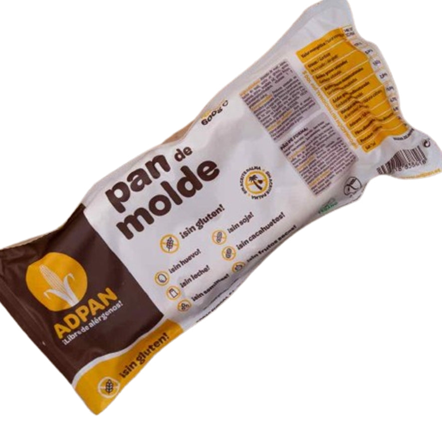 Pan de Molde SinGluten Vegan 600g Adpan