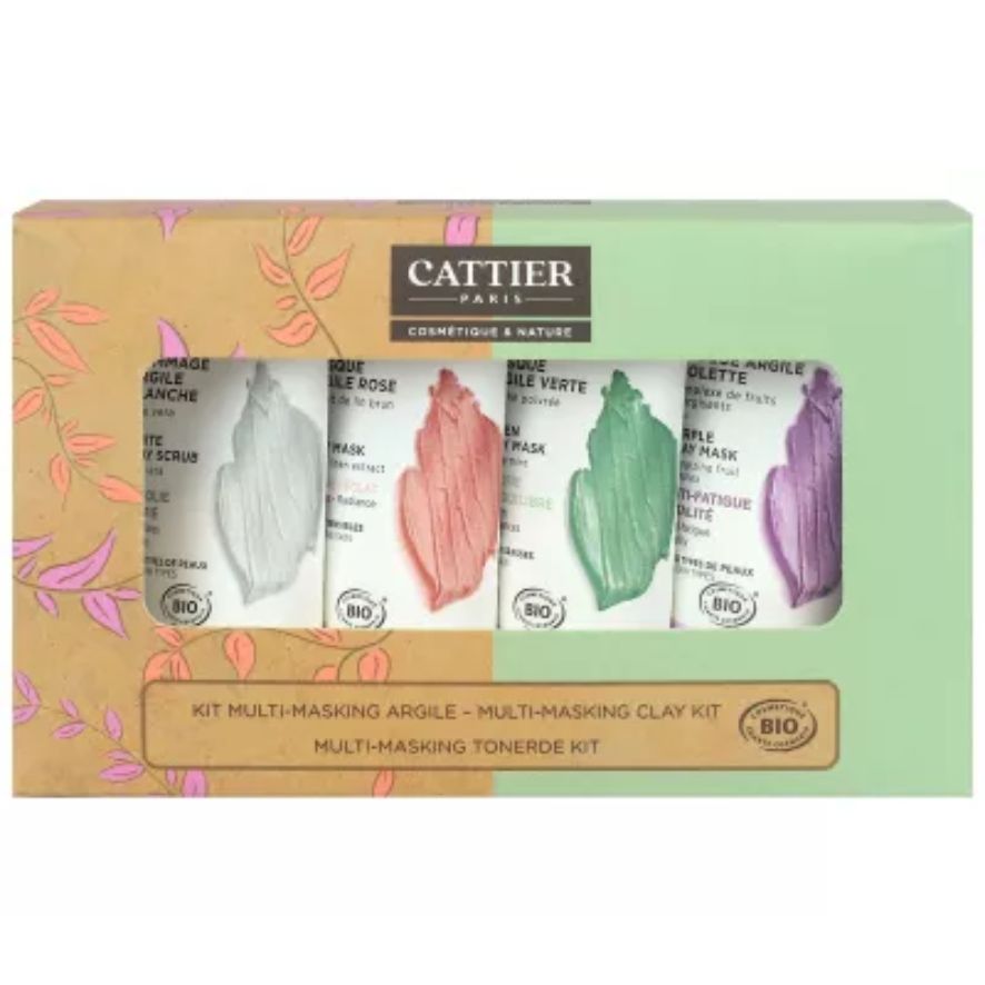 Kit Multimasking Arcillas 4 Mascarillas Eco Vegan 4mascarillas Cattier