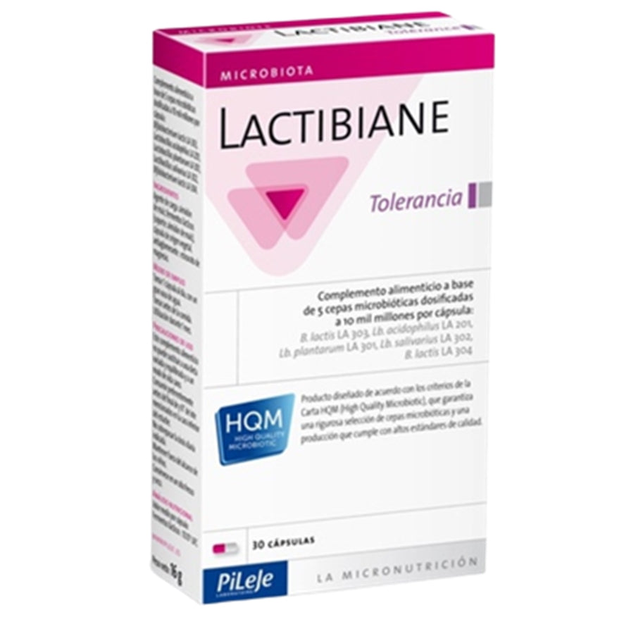 Lactibiane Tolerance Probioticos 30caps Pileje
