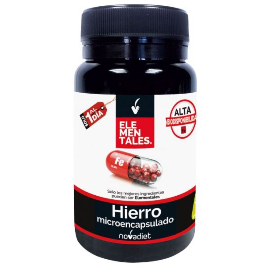 Hierro Microencapsulado Elementales 60caps Nova Diet