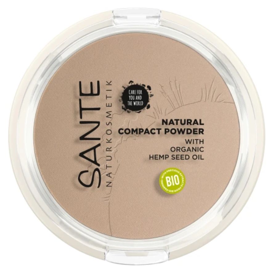 Maquillaje Compacto 02 Neutral Beige Vegan 9g Sante