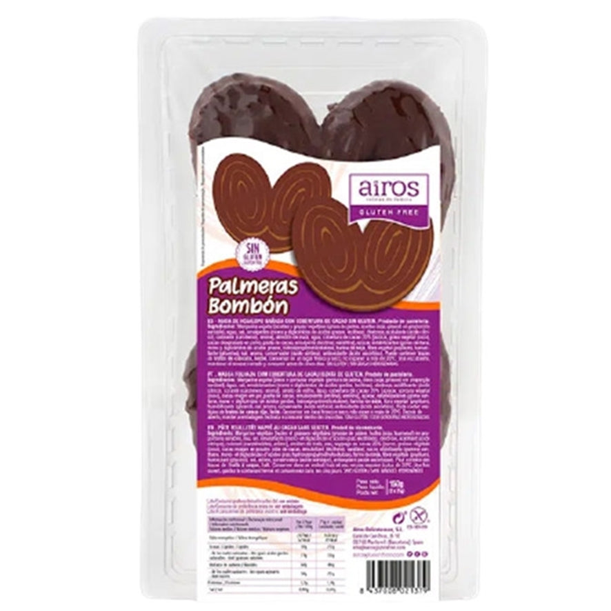 Palmeras Bombon de Chocolate Negro SinGluten 2 Airos