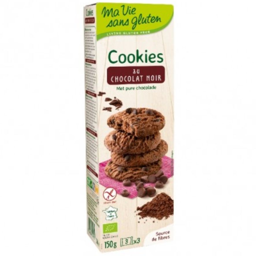 Galletas Cookie Chocolate Negro SinGluten Eco 150g Ma Vie Sans Gluten