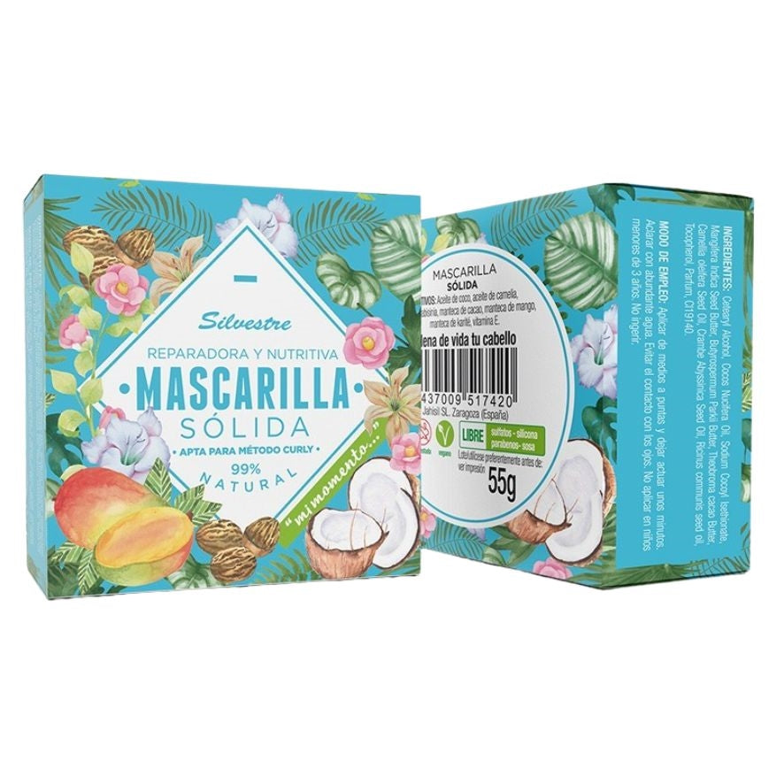 Mascarilla Capilar Solida Vegan 60g Silvestre