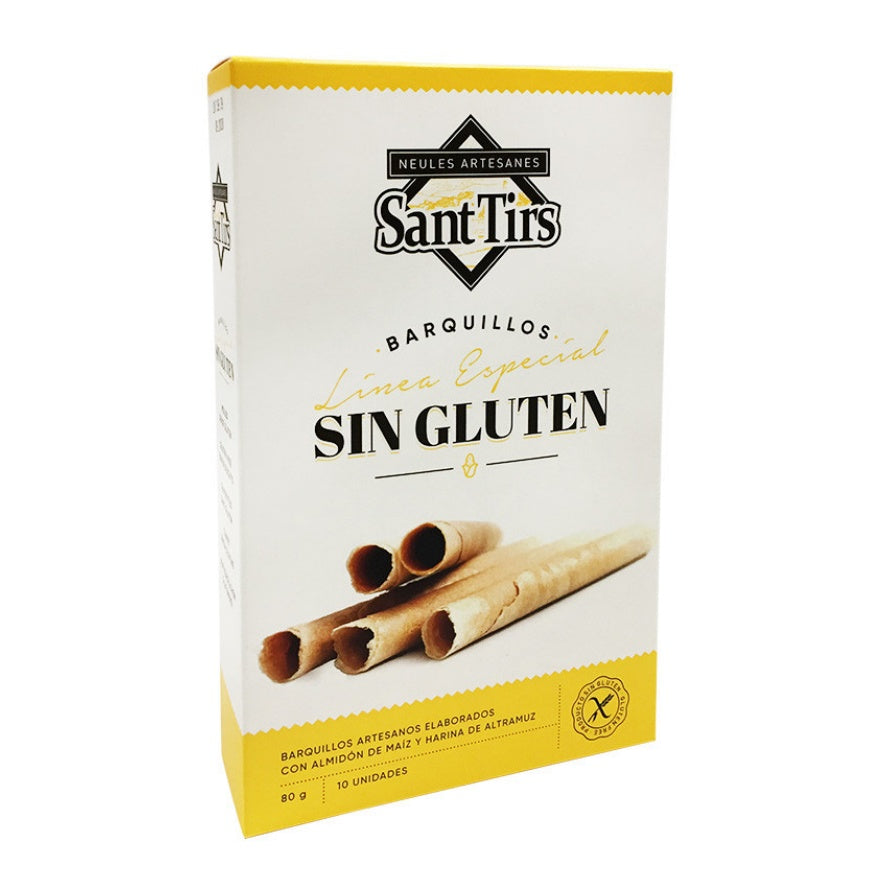 Barquillos sin gluten San Tirs