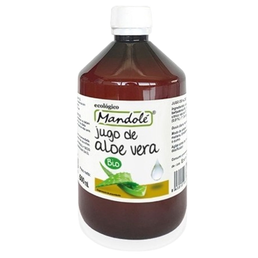 Jugo Aloe Vera Sin Filtrar Bio 500ml. Mandole