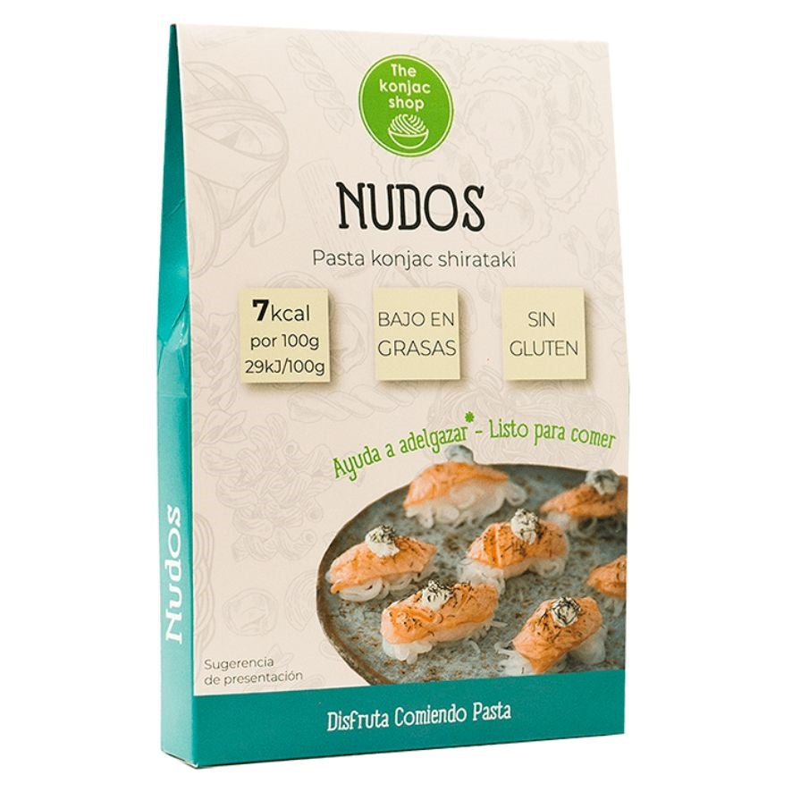 Fideos en Nudos Konjac SinGluten 200g The Konjac Shop