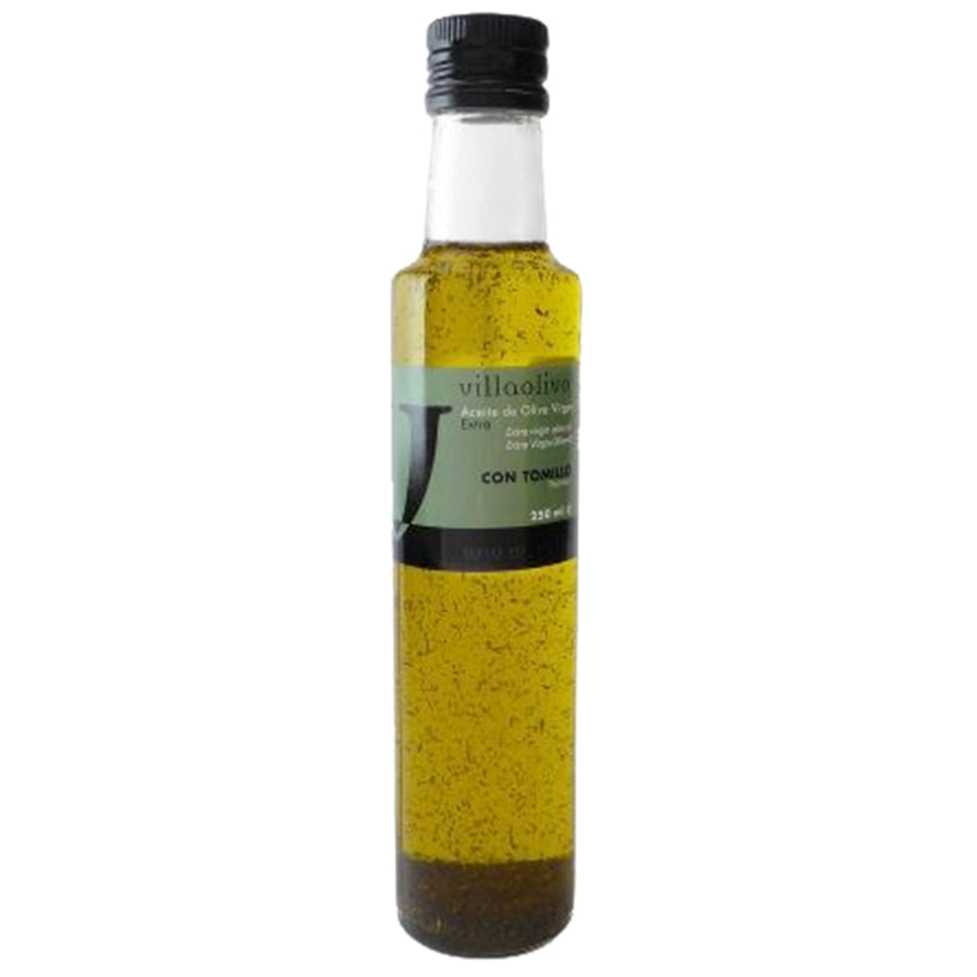 Aceite aromatizado de Tomillo 250ml Villaolivo
