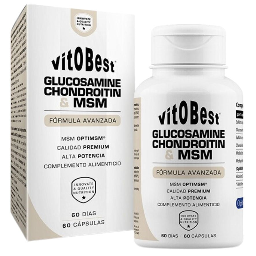 Glucosamina Condroitina MSM 60caps Vitobest