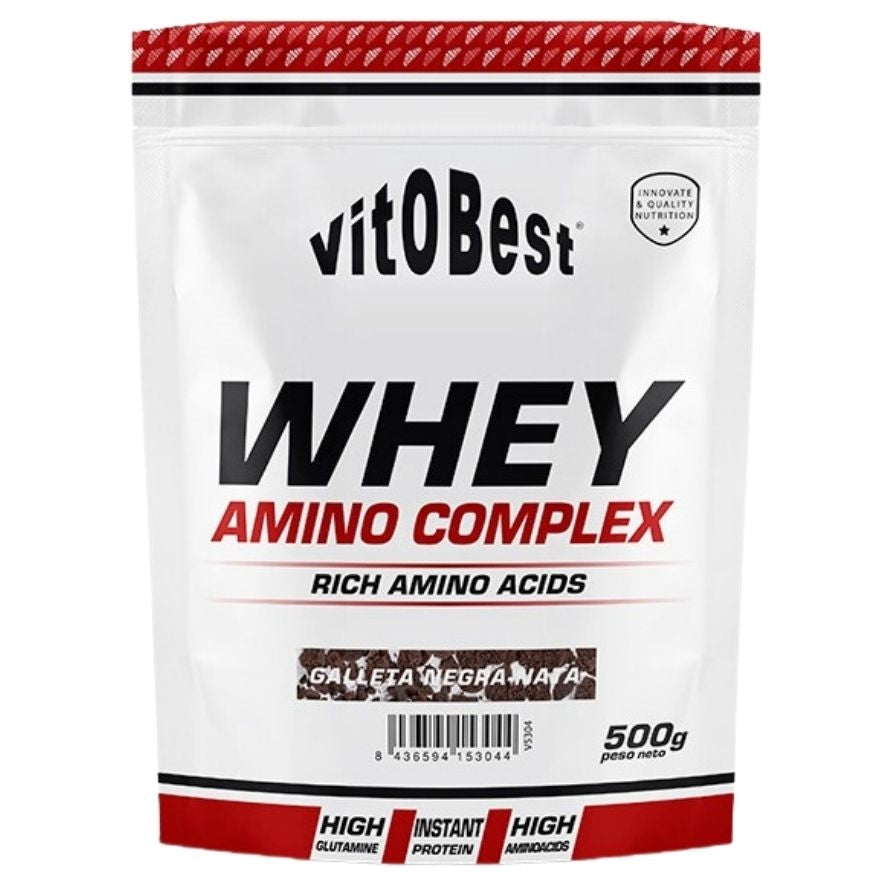 Whey Amino Galleta Negra Con Nata 500gr Vitobest