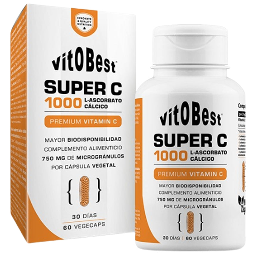 Super C 1000 Ascorbato Calcio 60caps Vitobest